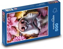 Papuľa psa Puzzle 500 dielikov - 46 x 30 cm