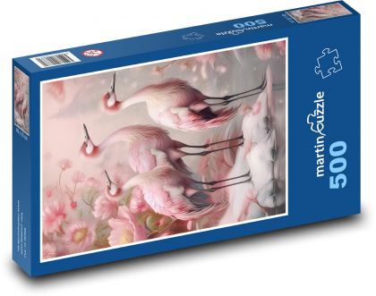 Kraniche - Vögel - Puzzle - 500 Teile