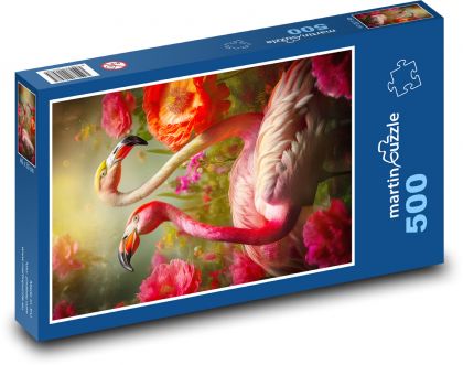 Flamingos - Puzzle - 500 Teile