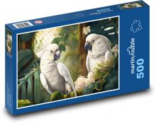 Kakadu - papagáje Puzzle 500 dielikov - 46 x 30 cm 