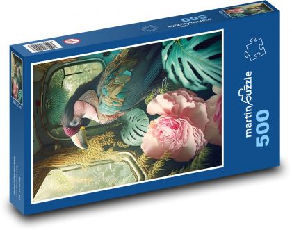 Bird - Puzzle of 500 pieces, size 46x30 cm 