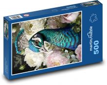Vogel - Pfau Puzzle 500 Teile - 46 x 30 cm