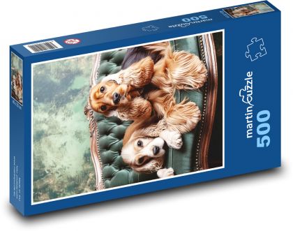 Kokeršpaniel - pes - Puzzle 500 dielikov, rozmer 46x30 cm 