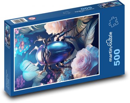 Chrobák - hmyz - Puzzle 500 dielikov, rozmer 46x30 cm 