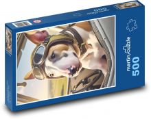 Terrier dog competitor Puzzle of 500 pieces - 46 x 30 cm 