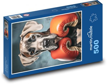 Fantasy dog - Puzzle of 500 pieces, size 46x30 cm 