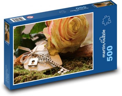 Der Schlüssel zum Herzen des Valentinstags - Puzzle - 500 Teile