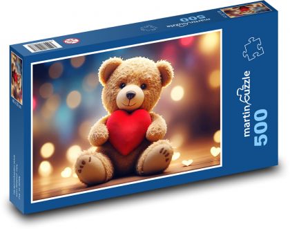 Ein Teddybär der Liebe - Puzzle - 500 Teile