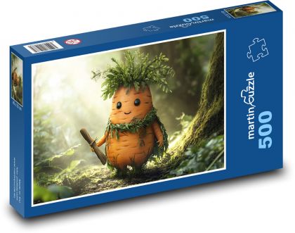 Marchewka fantazyjna - Puzzle 500 elementów, rozmiar 46x30 cm
