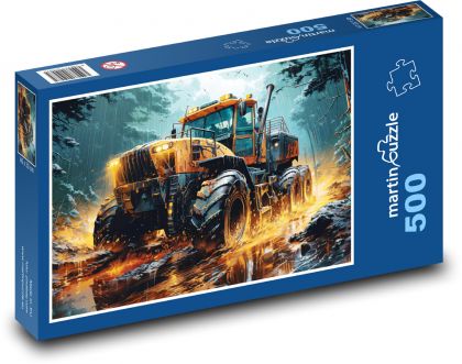 Fantasy traktor - Puzzle 500 dielikov, rozmer 46x30 cm 