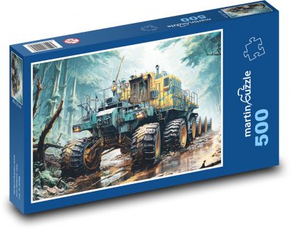 Retro-LKW - Puzzle - 500 Teile