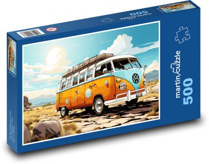 Fantasy Delivery - Puzzle of 500 pieces, size 46x30 cm 