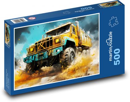 Fantasy truck - Puzzle 500 elementów, rozmiar 46x30 cm