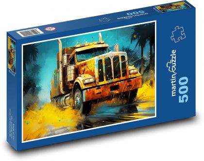 Fantasy truck - Puzzle 500 elementów, rozmiar 46x30 cm