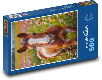 Poník - kôň - Puzzle 500 dielikov, rozmer 46x30 cm 