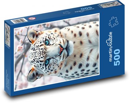 Leopard - Puzzle 500 dielikov, rozmer 46x30 cm 