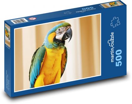 Parrot - Puzzle of 500 pieces, size 46x30 cm 