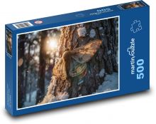 Motýl na stromě Puzzle 500 dílků - 46 x 30 cm