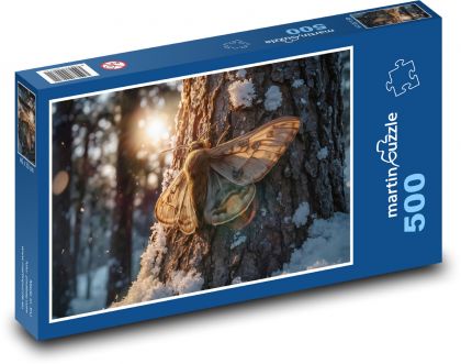 Motýl na stromě - puzzle 500 dílků