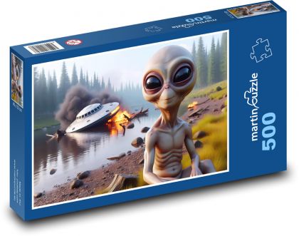 Ufo - puzzle 500 dílků