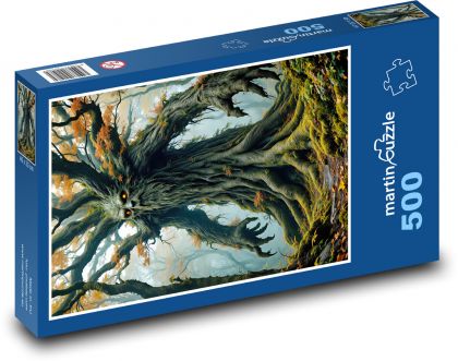 Olbrzymie drzewo - Puzzle 500 elementów, rozmiar 46x30 cm
