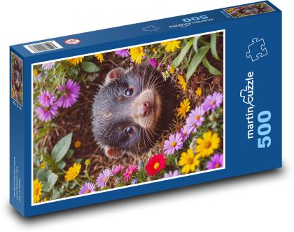 Krtovité - Puzzle 500 dielikov, rozmer 46x30 cm 