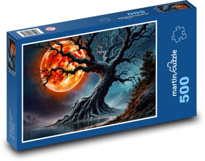 Baum - Mond - Puzzle - 500 Teile