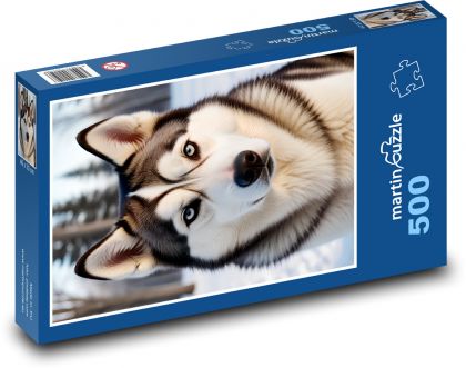 Dog - Puzzle of 500 pieces, size 46x30 cm 