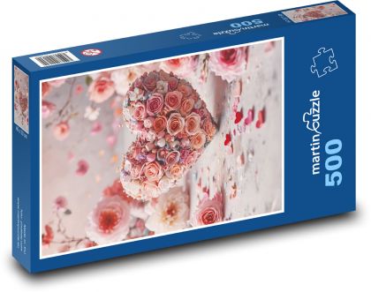Deň svätého Valentína - Puzzle 500 dielikov, rozmer 46x30 cm 