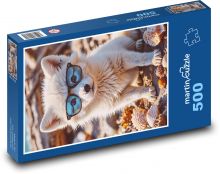 A fox in glasses Puzzle of 500 pieces - 46 x 30 cm 