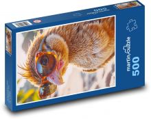 Hühner in Gläsern Puzzle 500 Teile - 46 x 30 cm