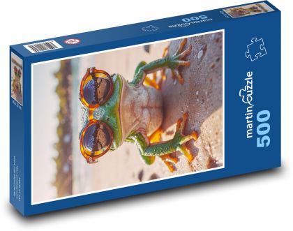 Ein Frosch in Gläsern - Puzzle - 500 Teile