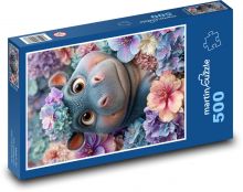 Hroch Puzzle 500 dílků - 46 x 30 cm