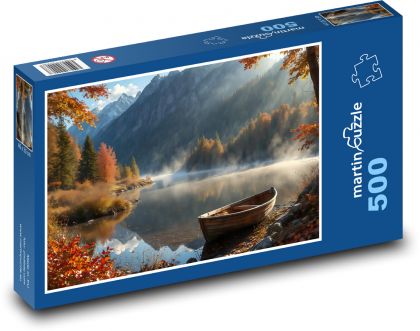 Boot auf dem See - Puzzle - 500 Teile
