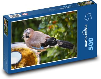 Sójka - ptak - Puzzle 500 elementów, rozmiar 46x30 cm