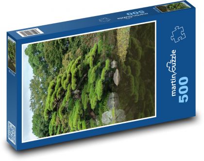 Black pine - Puzzle of 500 pieces, size 46x30 cm 