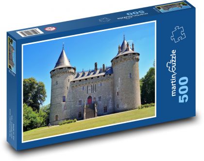 Francie - Combourgský hrad - puzzle 500 dílků