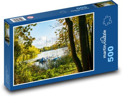 Boating - Puzzle of 500 pieces, size 46x30 cm 