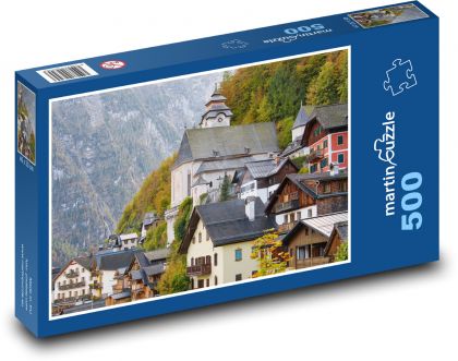 Hallstatt - Austria - Puzzle 500 elementów, rozmiar 46x30 cm