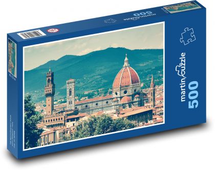 Kirche - Toskana - Puzzle - 500 Teile