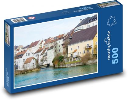 Mesto Steyr v Rakúsku - Puzzle 500 dielikov, rozmer 46x30 cm 