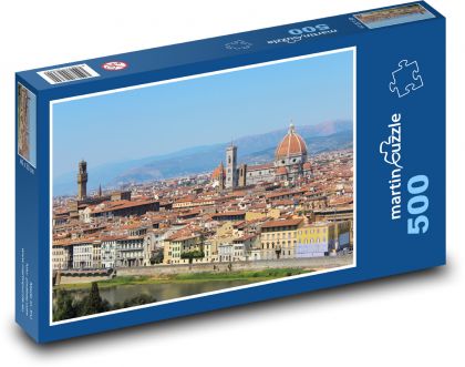 Florencja - Toskania - Puzzle 500 elementów, rozmiar 46x30 cm