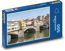 Ponte Vecchio - Bridge Puzzle of 500 pieces - 46 x 30 cm