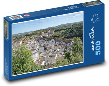 Španielsko - Setenil de las Bodegas - Puzzle 500 dielikov, rozmer 46x30 cm 