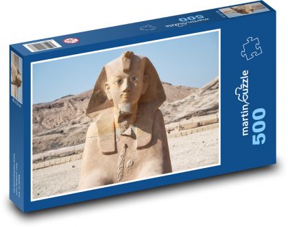 Egypt - Socha - Puzzle 500 dielikov, rozmer 46x30 cm 