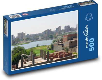 Rieka Káhira - Puzzle 500 dielikov, rozmer 46x30 cm 
