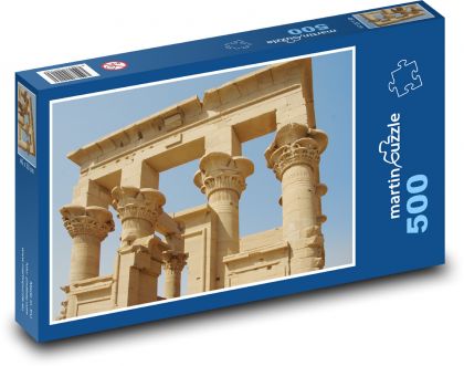 Egypt - Philae, temple - Puzzle of 500 pieces, size 46x30 cm 