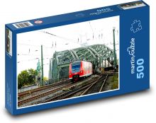 Kolín nad Rýnem - železniční most Puzzle 500 - 46x30 cm