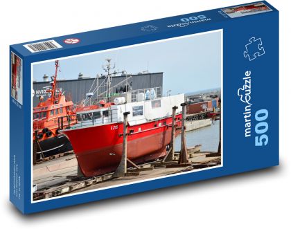 Hvide Sands - loď - puzzle 500 dílků