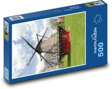 Mlýn - Dánsko Puzzle 500 - 46x30 cm